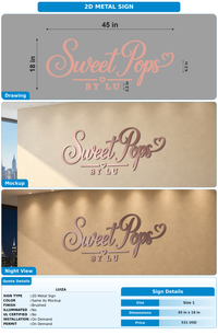 CUSTOM MOCKUP SIGN FOR Luiza
