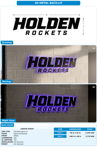 CUSTOM MOCKUP SIGN FOR Landon DuBois