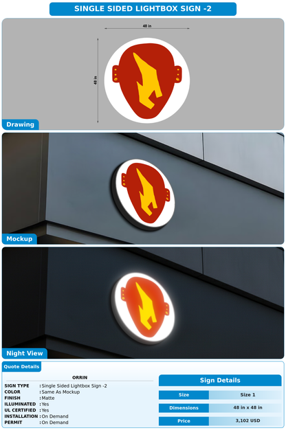 CUSTOM MOCKUP SIGN FOR Orrin