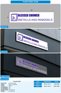 CUSTOM MOCKUP SIGN FOR Dillon Lundy