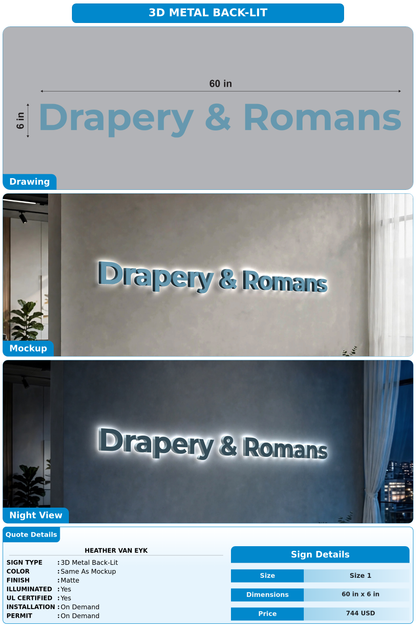 CUSTOM MOCKUP SIGN FOR Heather Van Eyk
