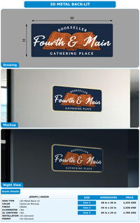CUSTOM MOCKUP SIGN FOR Jeremy J Vanzin