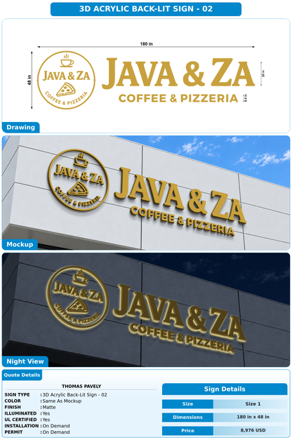 CUSTOM MOCKUP SIGN FOR Thomas Pavely