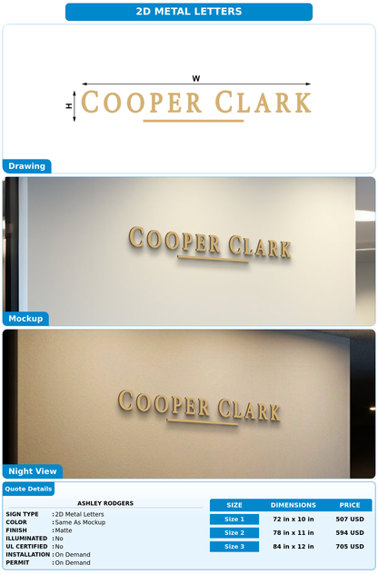 CUSTOM MOCKUP SIGN FOR Ashley Rodgers