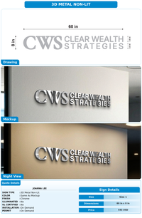 CUSTOM MOCKUP SIGN FOR Joanna Lee