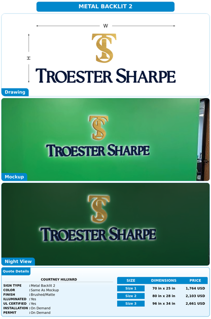 CUSTOM MOCKUP SIGN FOR Courtney Hillyard