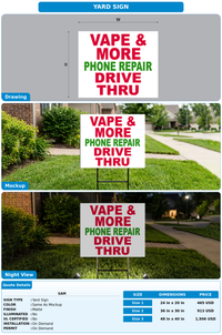 CUSTOM MOCKUP SIGN FOR Sam