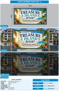 CUSTOM MOCKUP SIGN FOR RUSSELL BRIEMEIER