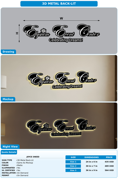 CUSTOM MOCKUP SIGN FOR Joyce Sneed