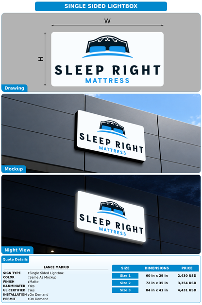 CUSTOM MOCKUP SIGN FOR Lance madrid