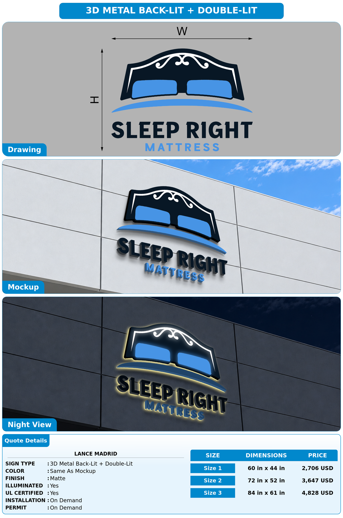CUSTOM MOCKUP SIGN FOR Lance madrid