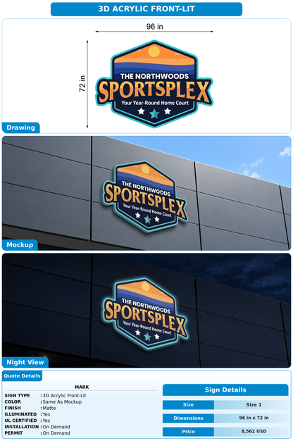 CUSTOM MOCKUP SIGN FOR Mark