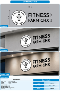 CUSTOM MOCKUP SIGN FOR Aaron Smith