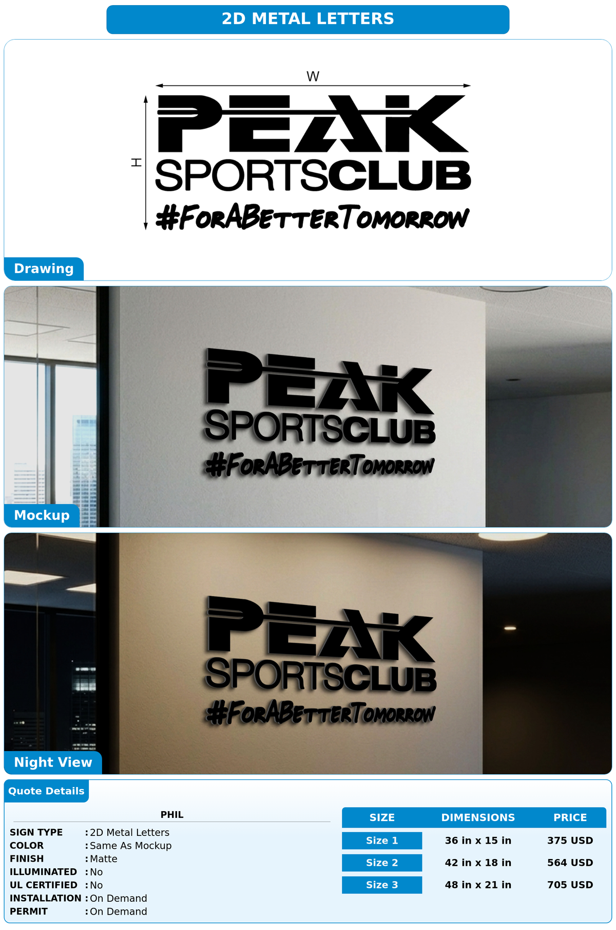 CUSTOM MOCKUP SIGN FOR Phil