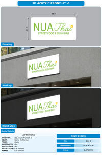 CUSTOM MOCKUP SIGN FOR Lily Sahunalu