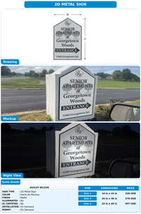 CUSTOM MOCKUP SIGN FOR Ashley Wilson