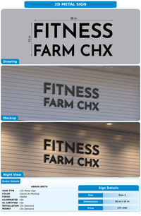 CUSTOM MOCKUP SIGN FOR Aaron Smith