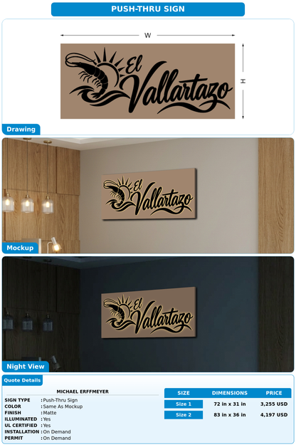 CUSTOM MOCKUP SIGN FOR Michael Erffmeyer
