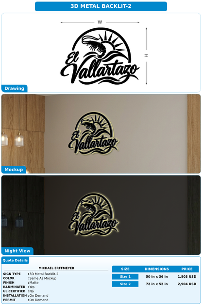 CUSTOM MOCKUP SIGN FOR Michael Erffmeyer