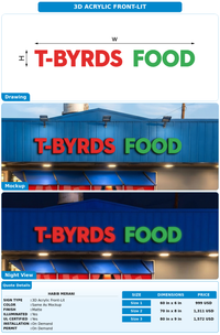 CUSTOM MOCKUP SIGN FOR Habib merani