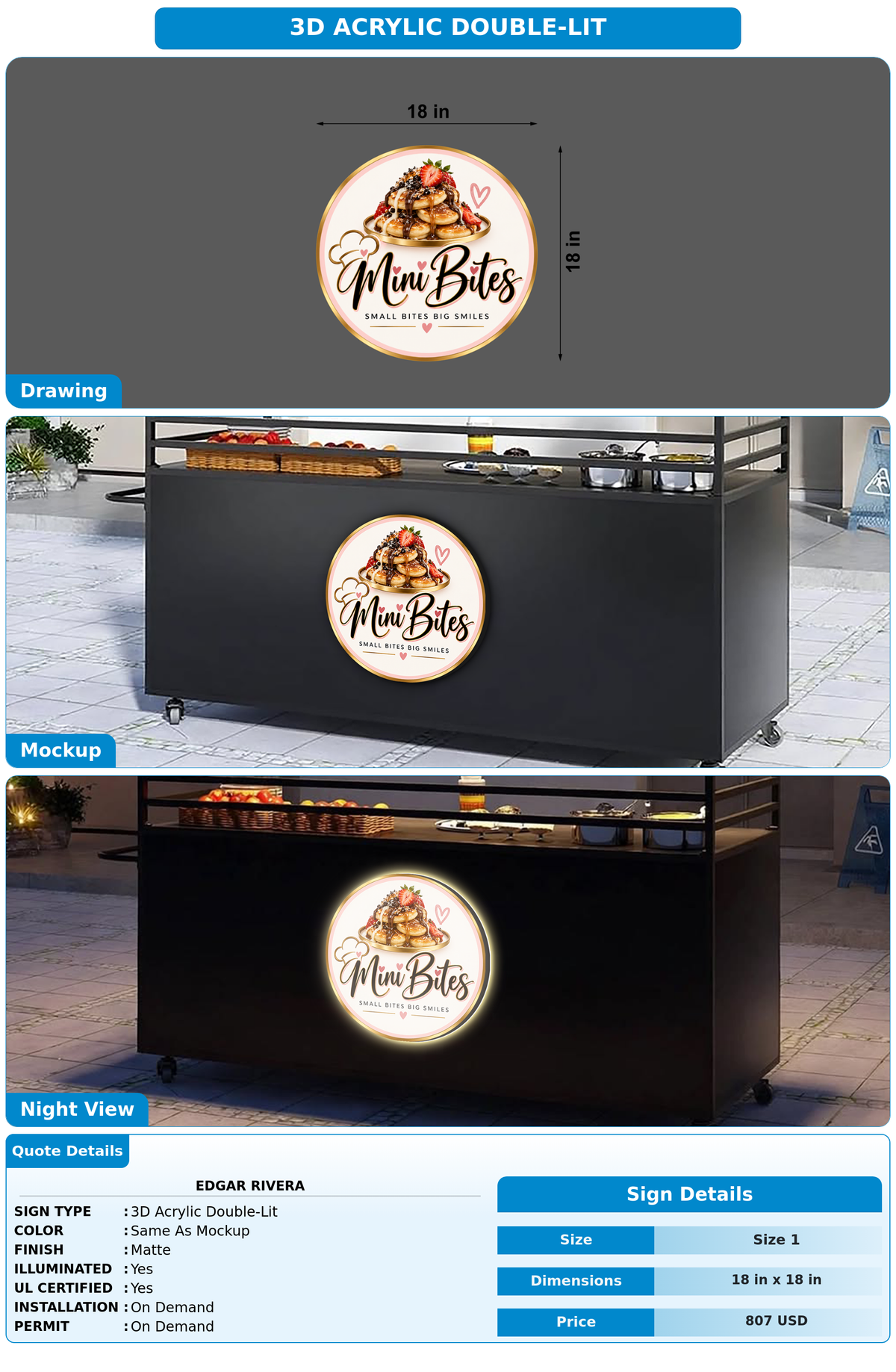 CUSTOM MOCKUP SIGN FOR Edgar Rivera