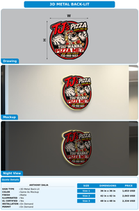 CUSTOM MOCKUP SIGN FOR Anthony Dalia
