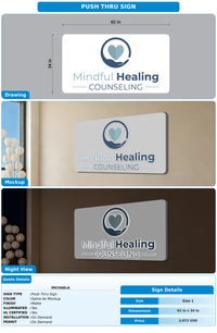 CUSTOM MOCKUP SIGN FOR Michaela