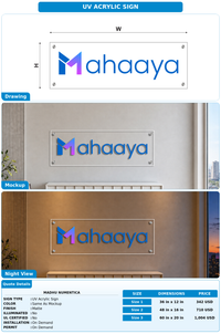 CUSTOM MOCKUP SIGN FOR Madhu Numentica