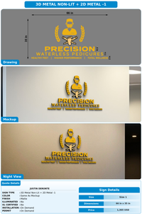 CUSTOM MOCKUP SIGN FOR Justin Deronte
