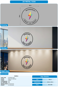 CUSTOM MOCKUP SIGN FOR Isabela