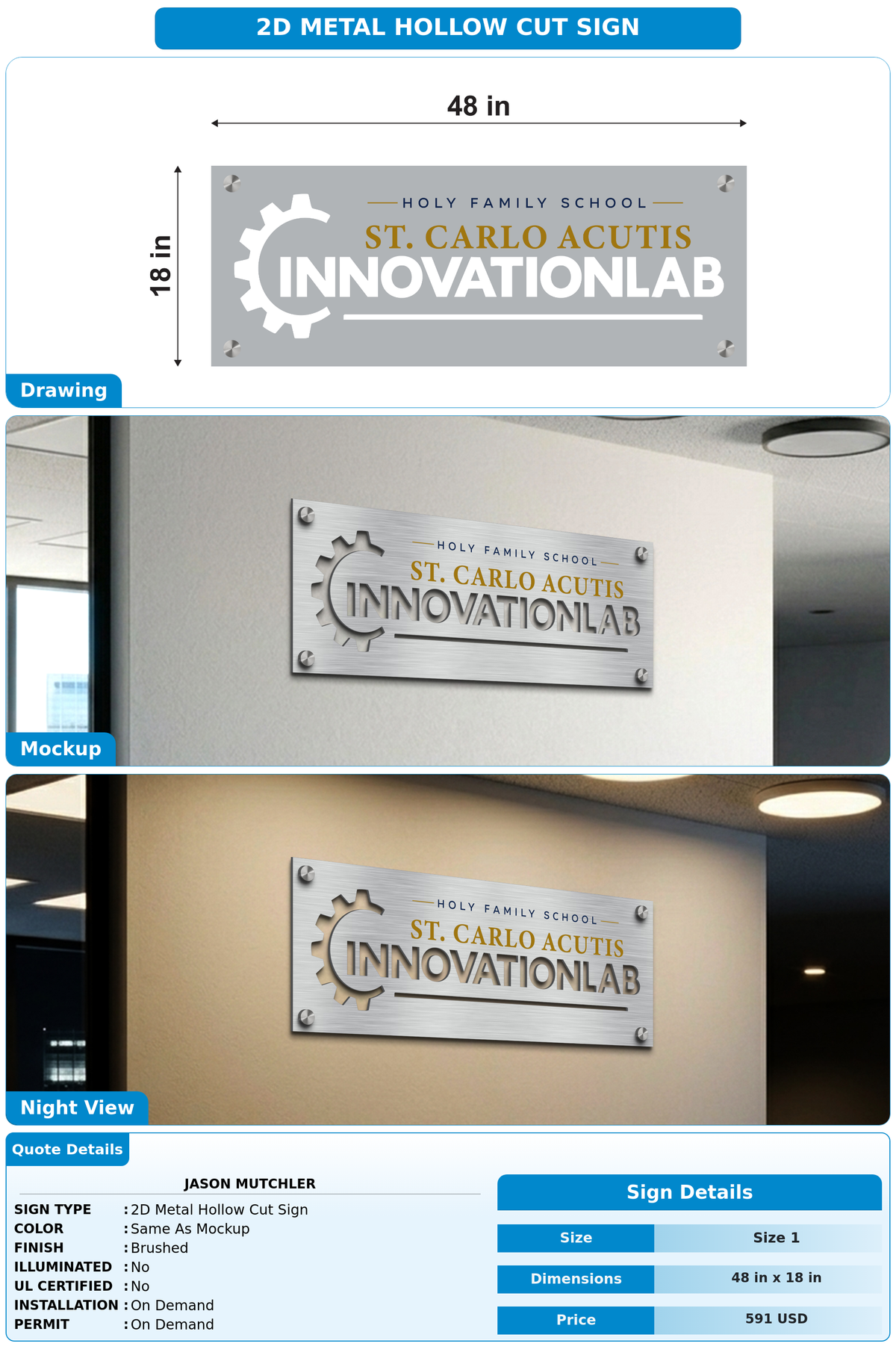 CUSTOM MOCKUP SIGN FOR Jason Mutchler