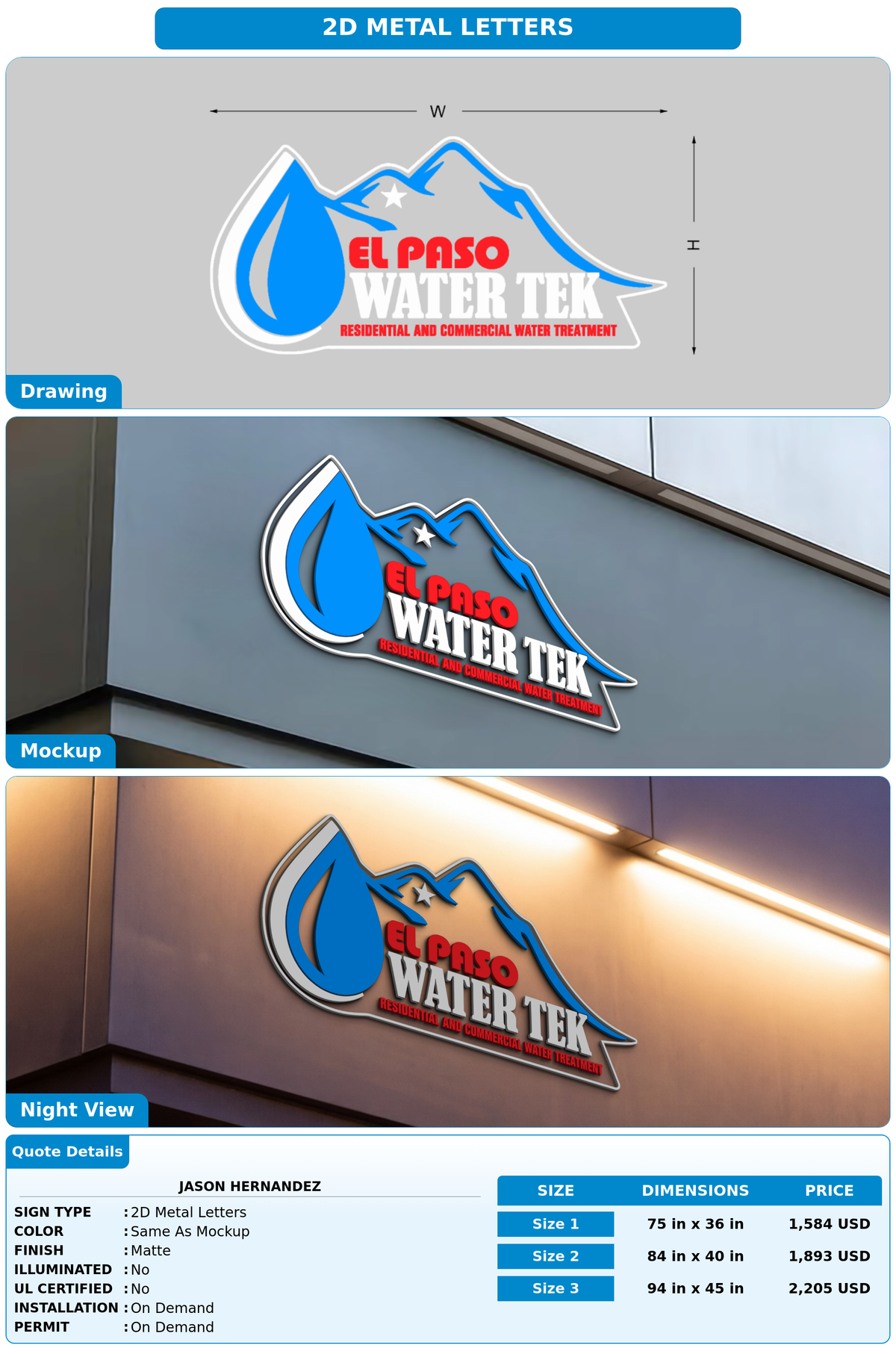 CUSTOM MOCKUP SIGN FOR Jason Hernandez