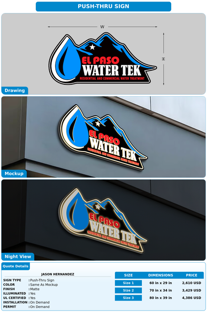 CUSTOM MOCKUP SIGN FOR Jason Hernandez