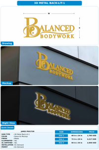 CUSTOM MOCKUP SIGN FOR James Proctor