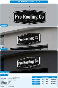 CUSTOM MOCKUP SIGN FOR Isabel abarca