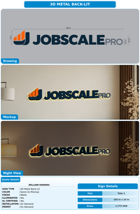 CUSTOM MOCKUP SIGN FOR William DAmaro
