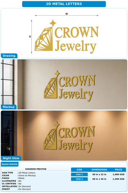 CUSTOM MOCKUP SIGN FOR Shannon Preston