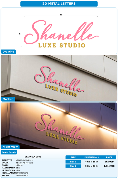 CUSTOM MOCKUP SIGN FOR DeAngela Cobb