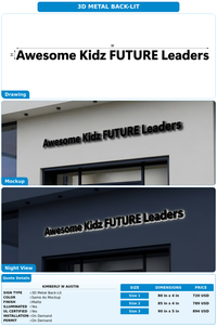 CUSTOM MOCKUP SIGN FOR Kimberly W Austin