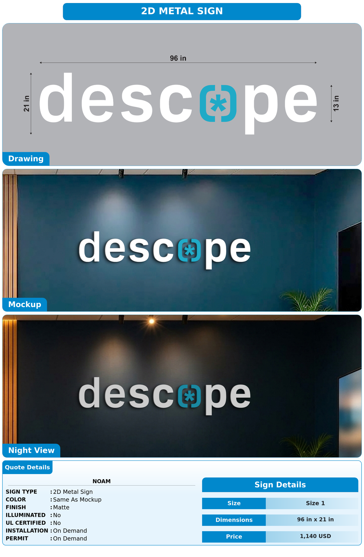 CUSTOM MOCKUP SIGN FOR noam