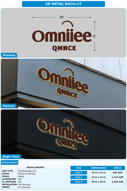 CUSTOM MOCKUP SIGN FOR Dolan Sargent