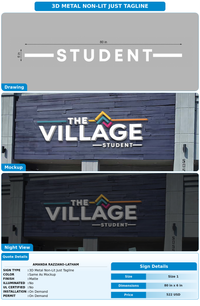 CUSTOM MOCKUP SIGN FOR Amanda Razzano-Latham