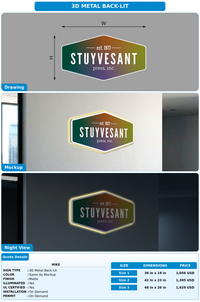 CUSTOM MOCKUP SIGN FOR Mike
