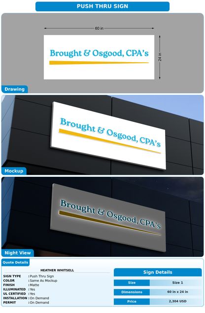 CUSTOM MOCKUP SIGN FOR Heather Whitsell