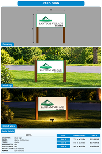 CUSTOM MOCKUP SIGN FOR Sonya
