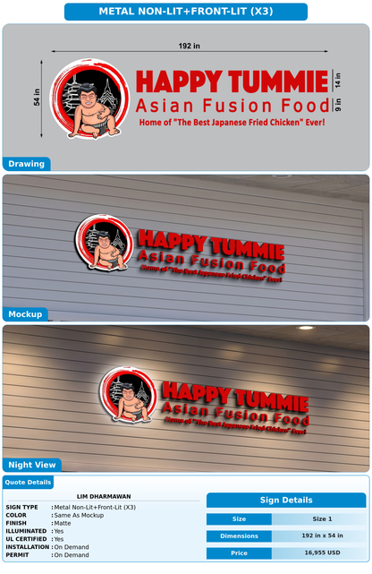 CUSTOM MOCKUP SIGN FOR Lim Dharmawan