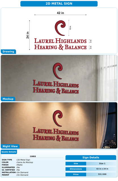 CUSTOM MOCKUP SIGN FOR Chris
