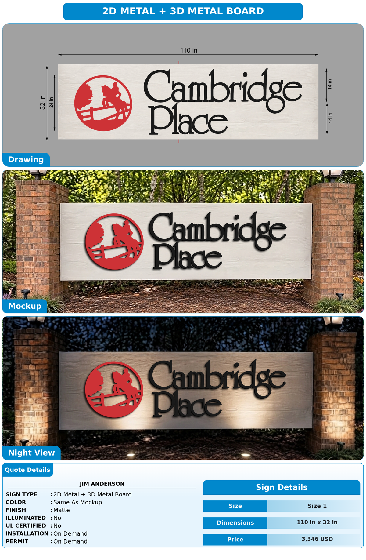 CUSTOM MOCKUP SIGN FOR Jim Anderson