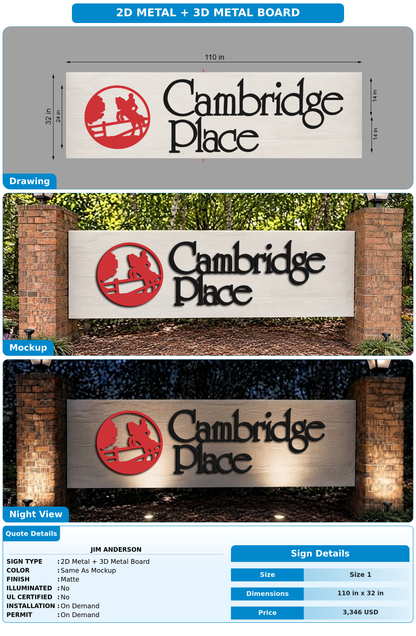 CUSTOM MOCKUP SIGN FOR Jim Anderson