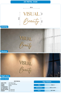 CUSTOM MOCKUP SIGN FOR Ave Pascal